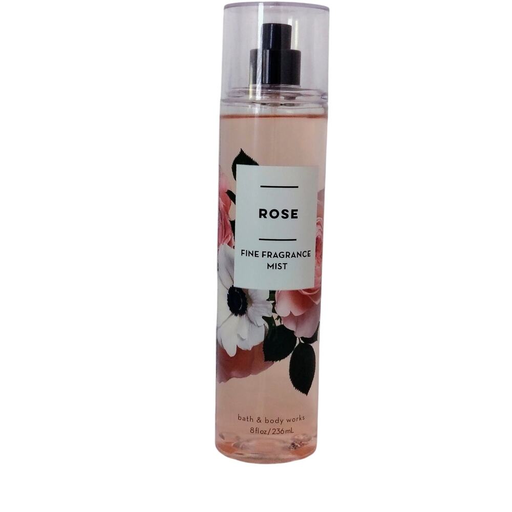 Bath & Body Works Rose Fine Fragrance Body Mist Spray Perfume 8 oz. NEW